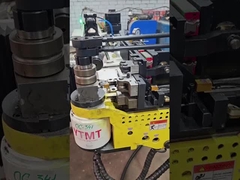 중국 파이프 굽기 기계 CNC38-4A 의자 굽기 위해 밀어 굽기 두 도구 스택과 함께