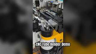 CNC50REM PLC 제어 CNC 튜브 벤딩 머신 강철 철 파이프 데모 보기